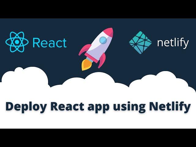 Deploy React Application using Netlify | Deploy manually using build folder