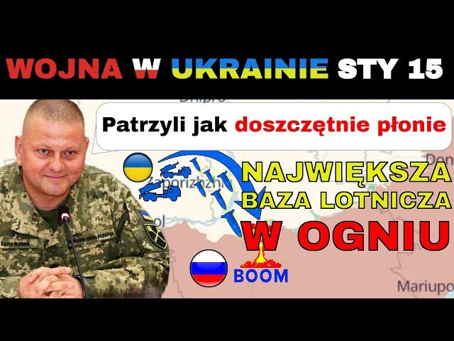 15 STY: Rosyjskie Lotnictwo Porażone. MILION TON PALIWA LOTNICZEGO SPALONE. | Wojna w Ukrainie