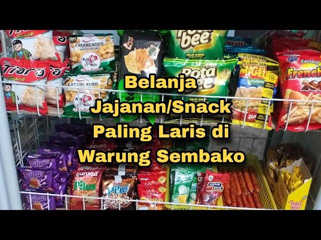 Bongkar Belanjaan Jajanan/Snack Paling Laris Di Warung Sembako