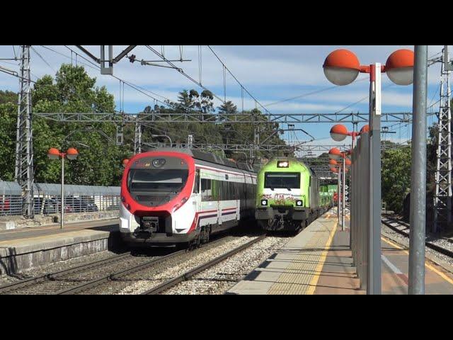 Trenes de Todo Tipo por Madrid. Renfe Cercanías, Mercancías, Media Distancia