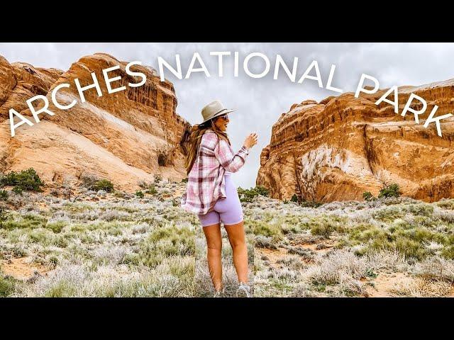 ARCHES National Park In ONE DAY | Moab, Utah Travel Vlog Part 2