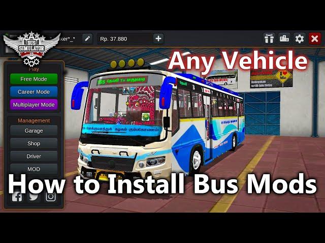 How to Install Mods in Bus Simulator Indonesia