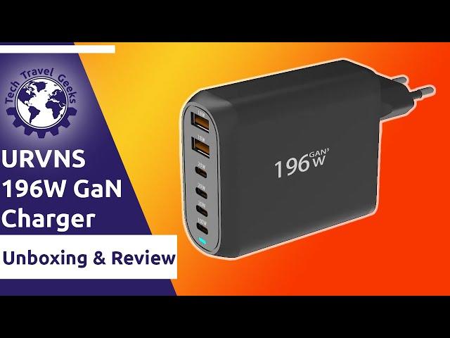 URVNS 196W GaN Charger - Unboxing and Review #charger #aliexpress