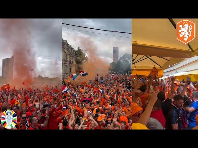 Insane Scenes In Leipzig As Netherlands Fans Party In The City Ahead Of Their Match Against France