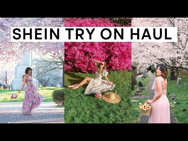 THE BEST SHEIN DRESSES TRY ON HAUL \\ House of CB, For Love and Lemons Mac Duggal Dupes