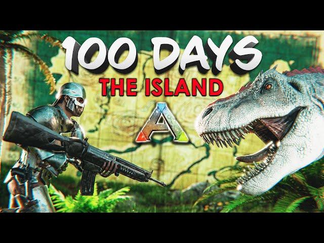 I Spent 100 Days in Ark The Island... Here's What Happened