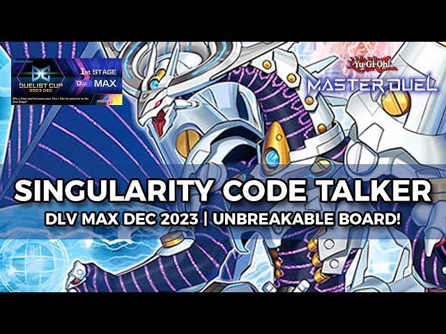 Code Talker Deck Duelist Cup DLV Max Dec 2023 - Yu-Gi-Oh! Master Duel