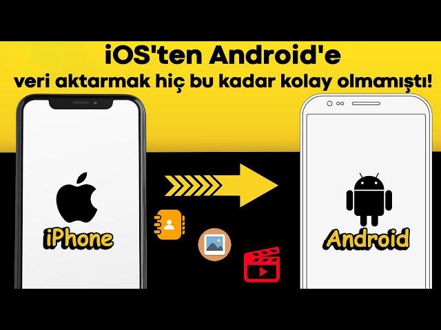 iPhone'dan Android'e Veri Aktarımı Nasıl Yapılır?(Rehber,Fotoğraf,Video) -YENİ YÖNTEM- 2024