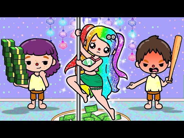 Bad Parents Forced Me To Become A Pole Dancer | Toca Life Story | Toca Boca