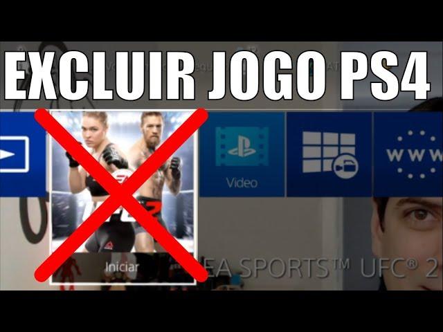 COMO EXCLUIR JOGO DO PS4 !!!