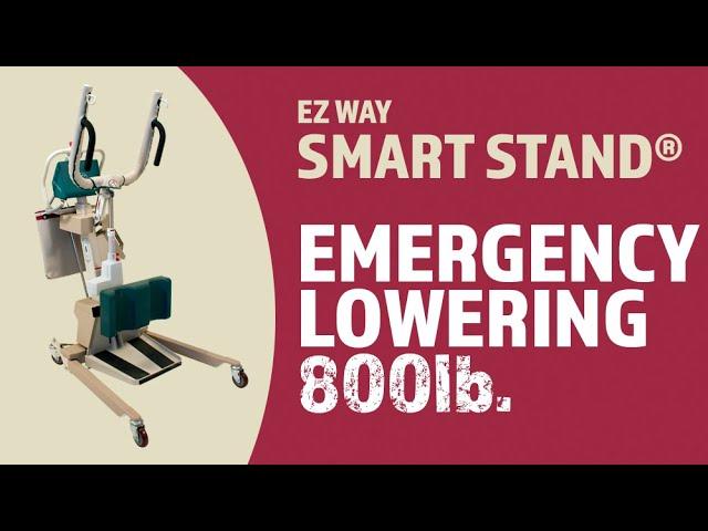 EZ Way Smart Stand™ Usage: Emergency Lowering of the 800 lb. Stand