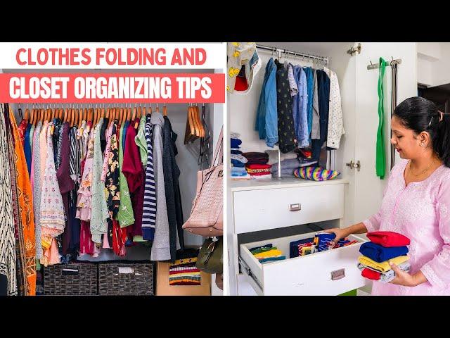 Clothes Folding and Closet Organizing Tips for Family | How to Keep Closets Always Neat and Tidy