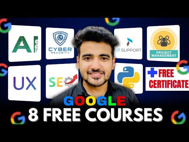 𝐄𝐱𝐩𝐢𝐫𝐢𝐧𝐠 𝐒𝐨𝐨𝐧! 8 Google Free Certification Courses! Become Expert in Python,AI, Digital Marketing