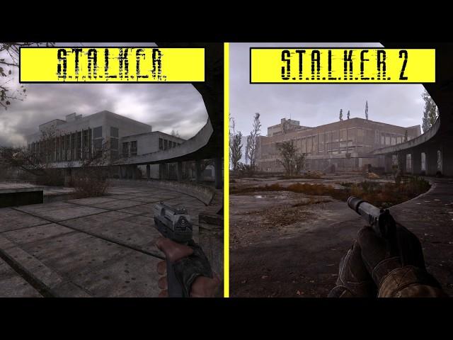 Stalker vs Stalker 2 Locations & Graphics  Comparison | Stalker 1 vs Stalker 2