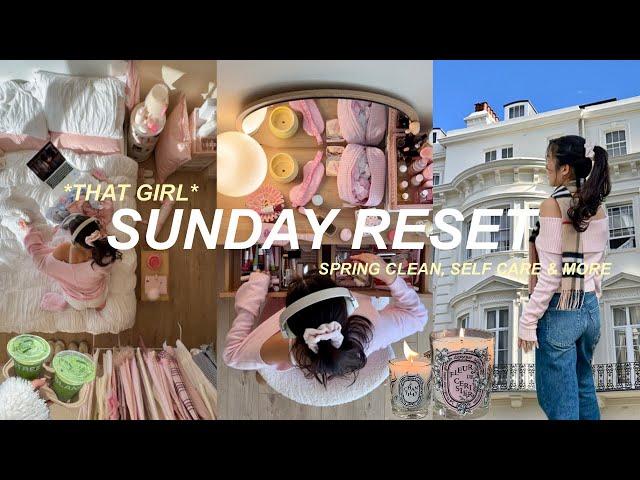  SUNDAY RESET ROUTINE  everything shower, spring clean, productivity & more