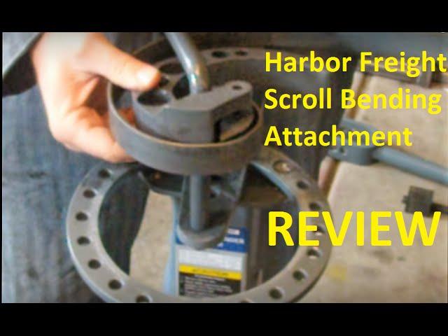 Review of Harbor Freight Scroll Bending Attachment