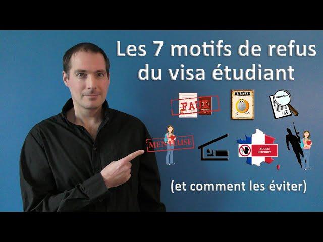 Les 7 motifs de refus du visa étudiant (et comment les éviter)