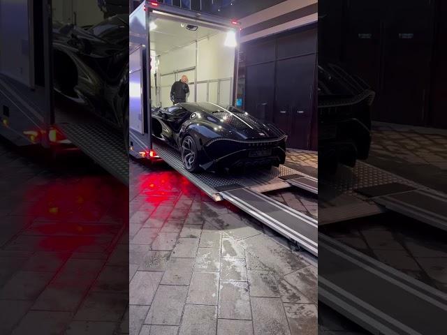 $18.9 Million Dollar Bugatti La Voiture Noire being delivered!  #shorts