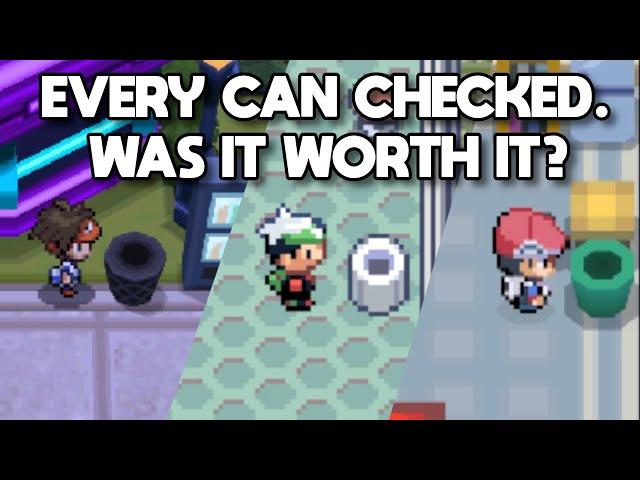 Looking For Treasure In Pokemon's Trash Cans | Pokemon Investigation