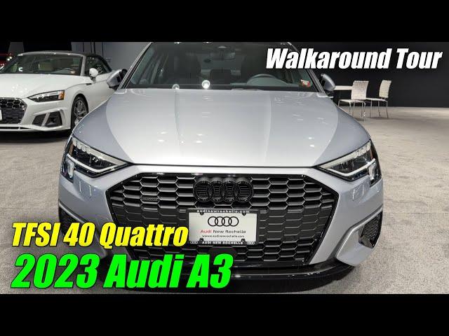 Great Small Sedan ! 2023 Audi A3 40 TFSI Quattro