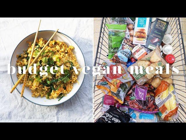 £12 VEGAN WEEKLY BUDGET MEALS FROM ALDI 