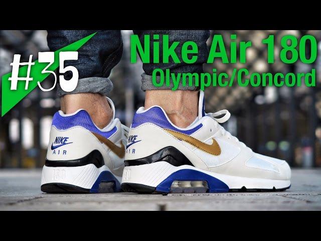 #35 - Nike Air 180 Olympic/Concord - Review/on feet - Canon Powershot G7X - sneakerkult