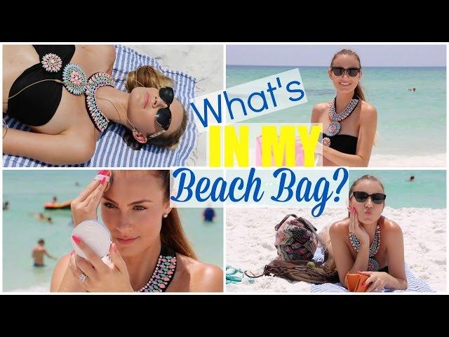 What's In My Beach Bag? | Angela Lanter