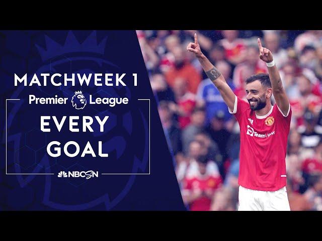 Every Premier League goal from Matchweek 1 (2021-2022) | NBC Sports