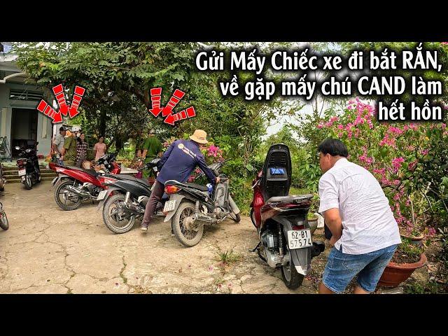 Đi bắt RẮN mới về tới chỗ xe gặp mấy chú C.A cái hết hồn | TGSB #1055