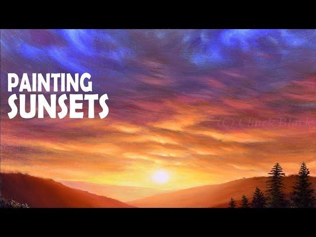 How to Paint a Gorgeous Sunset | Acrylic Painting