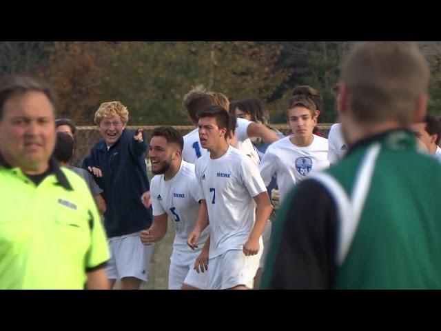 Ryan Bongarzone scores the golden goal for Shore