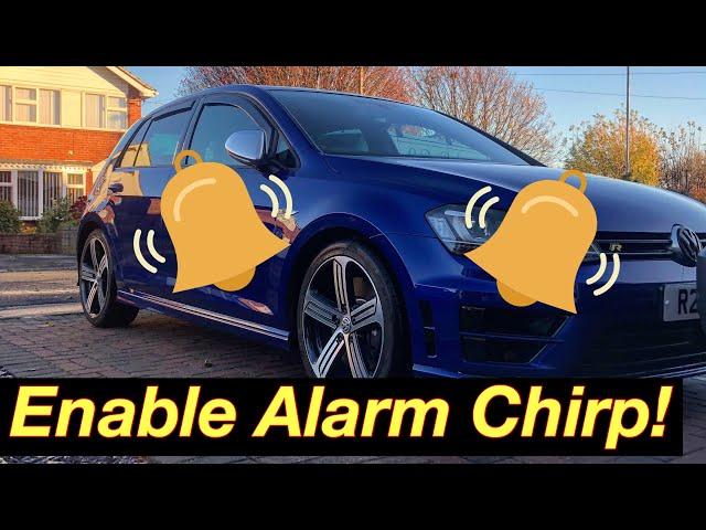 Alarm Chirp on Lock/Unlock - OBDeleven Pro Coding - Volkswagen, Audi, Seat, Skoda