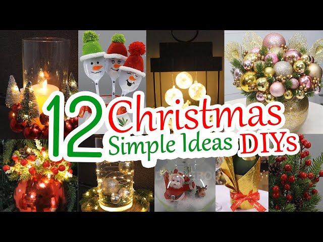 12 Easy DIY Christmas Decoration Ideas You Can Make at Home | 2024