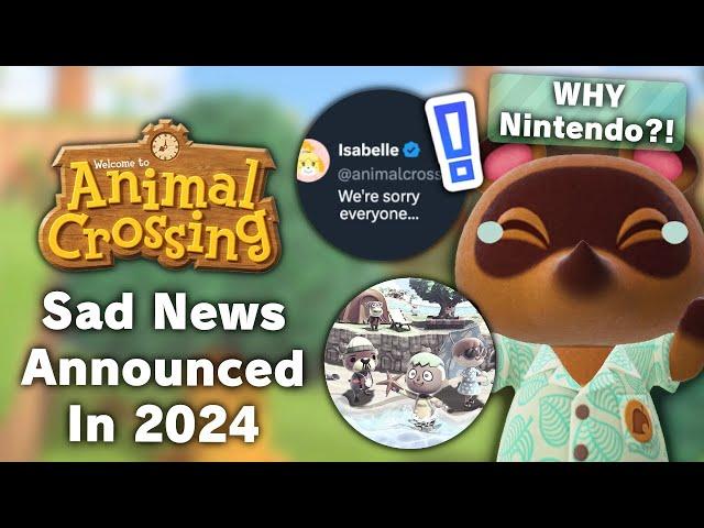 Sad News Announced For Animal Crossing Players In 2024