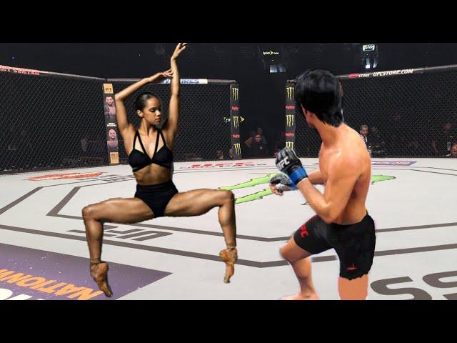 UFC4 Bruce Lee vs Ballerina EA Sports UFC 4