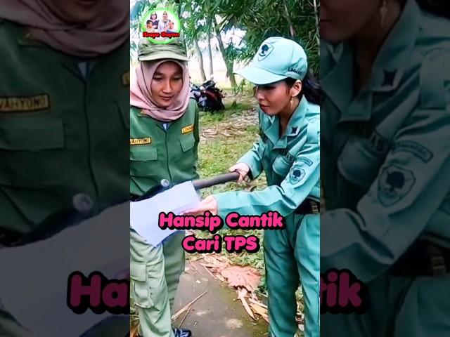 Hansip Cantik Cari TPS #shortvideo #komedi #lucu #ngakak