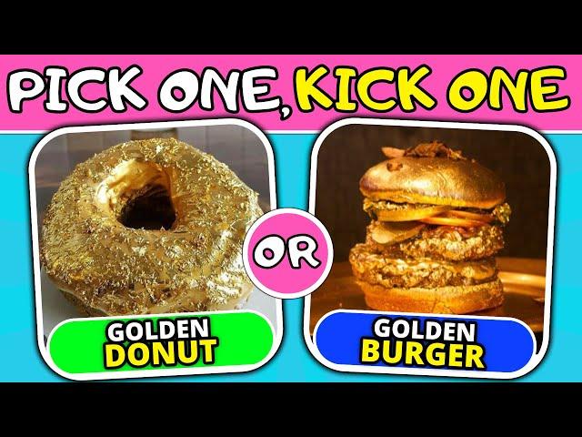 Pick One, Kick One CRAZY Food Edition 