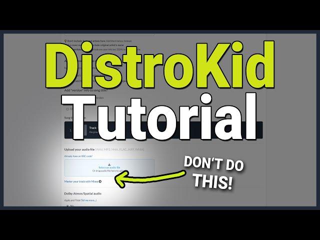 DistroKid Tutorial - How To Upload Music on DistroKid 2024!