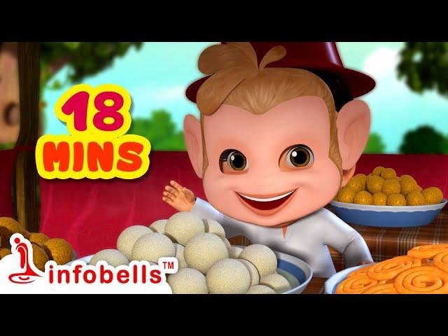 Bandar Mama Pahan Pajama & much more | Hindi Rhymes for Children Collection | Infobells