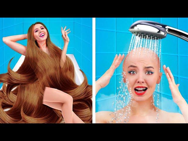 Dünnes Haar VS Dickes Haar- Verrückte Girly Haarprobleme | Lange VS kurze Haare by Lala Lebensfreude