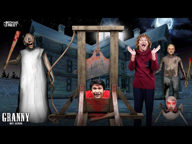 GRANNY VS JIGNESH SHORT FILM : ग्रैनी | HORROR GAME GRANNY - SLENDRINA || MOHAK MEET