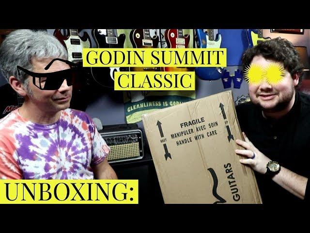 UNBOXING: Dad Picked Out A Guitar For Me! The Godin Summit Classic SG!