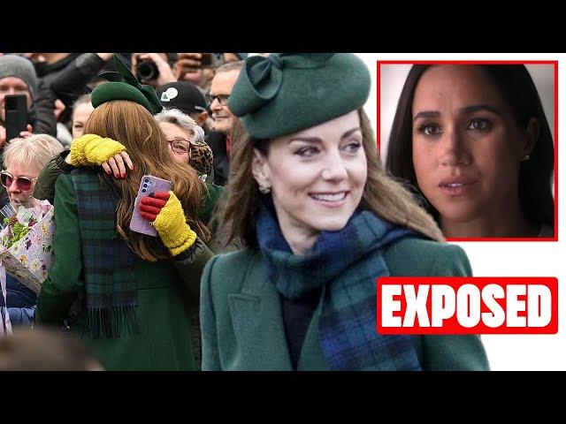 Liar Liar Pants on Fire! Princess Catherine Subtly DESTROYS Meghan’ Hugging Claims at Christmas Walk