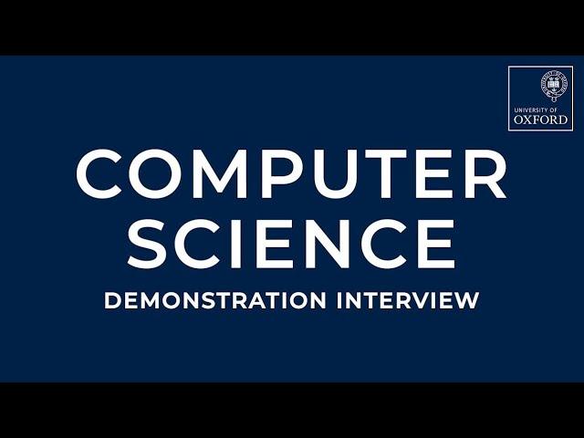 Computer Science Demonstration Interview