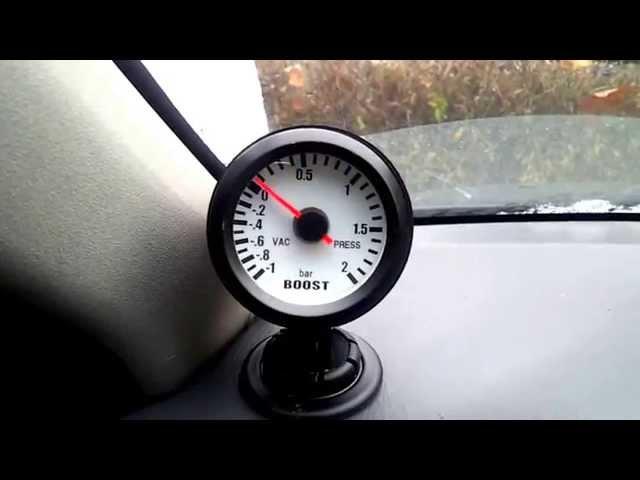 Mazda 323F 2.0 DiTD 10$ AliExpress.com boost gauge test