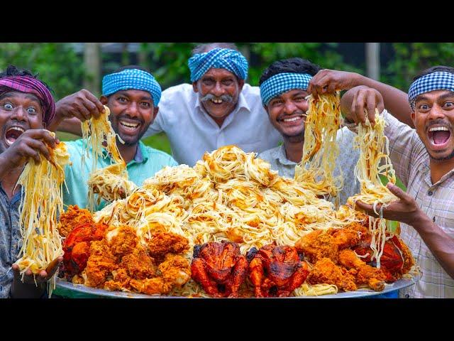 NOOL PAROTTA | Thread Parotta Recipe Cooking In Village | Lachha Paratha | Soft Layered Parotta