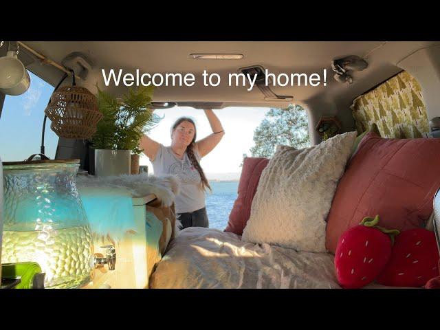 Living in my car | Full car tour 2006 Honda Pilot | 2024 updates #carlife #solotravel #gratitude