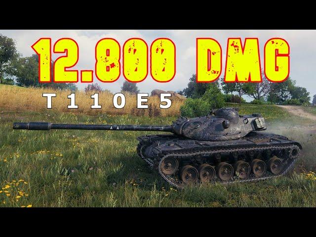 World of Tanks T110E5 - 6 Kills 12,8K Damage