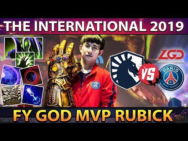 FY Best Rubick in Dota 2 History - MVP Clutch Plays vs Liquid - TI9 THE INTERNATIONAL 2019 Dota 2