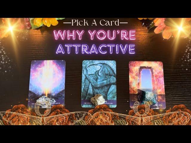  WHY PEOPLE FIND YOU ATTRACTIVE + WHAT YOU’RE ATTRACTING *NOW*  | Timeless Pick A Card  #tarot